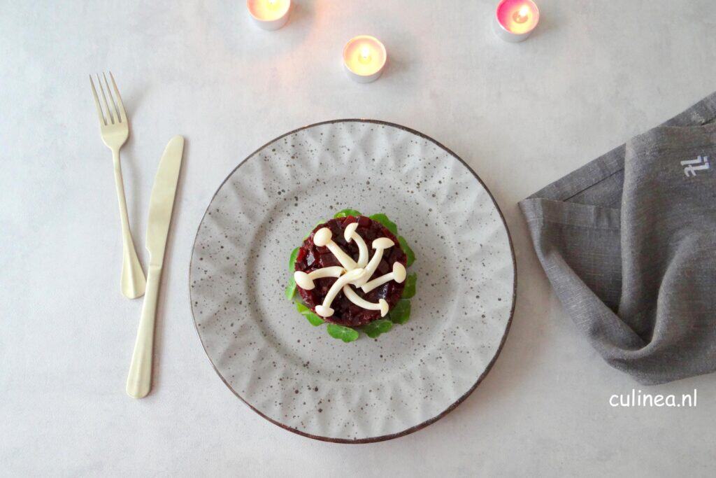 Tartaar van rode biet