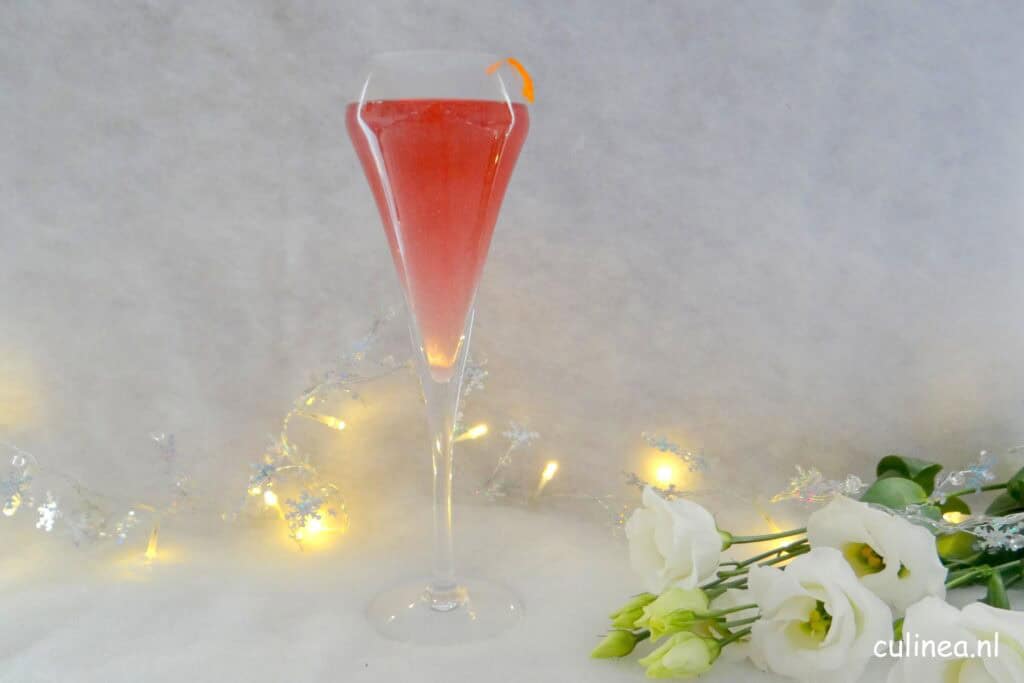 Feestelijke Champagne cocktail