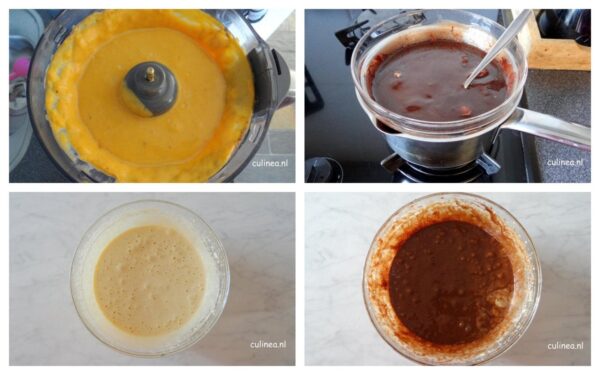 Chocolade brownies met pompoen