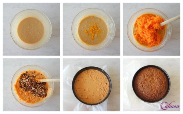 Carrot cake met roomkaas topping