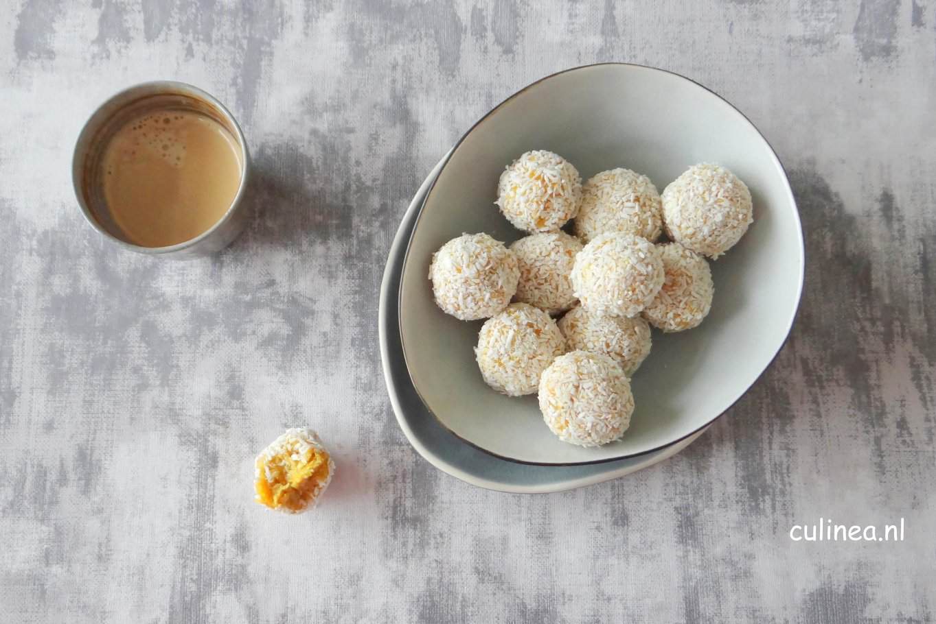 mango bliss balls met gember