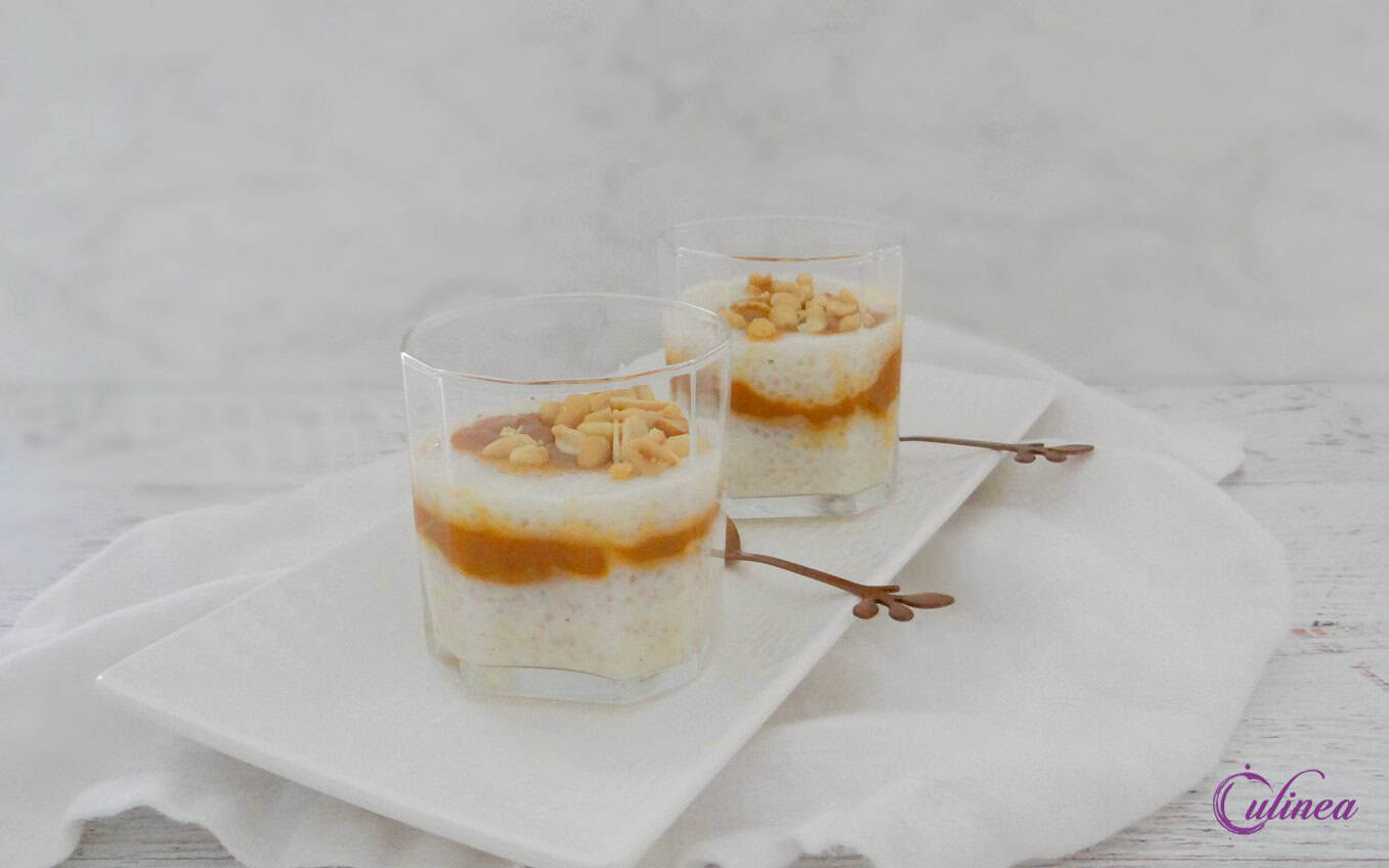 Tapiocapudding met karamel