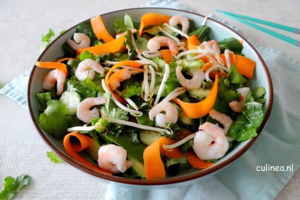 Aziatische salade met paksoi