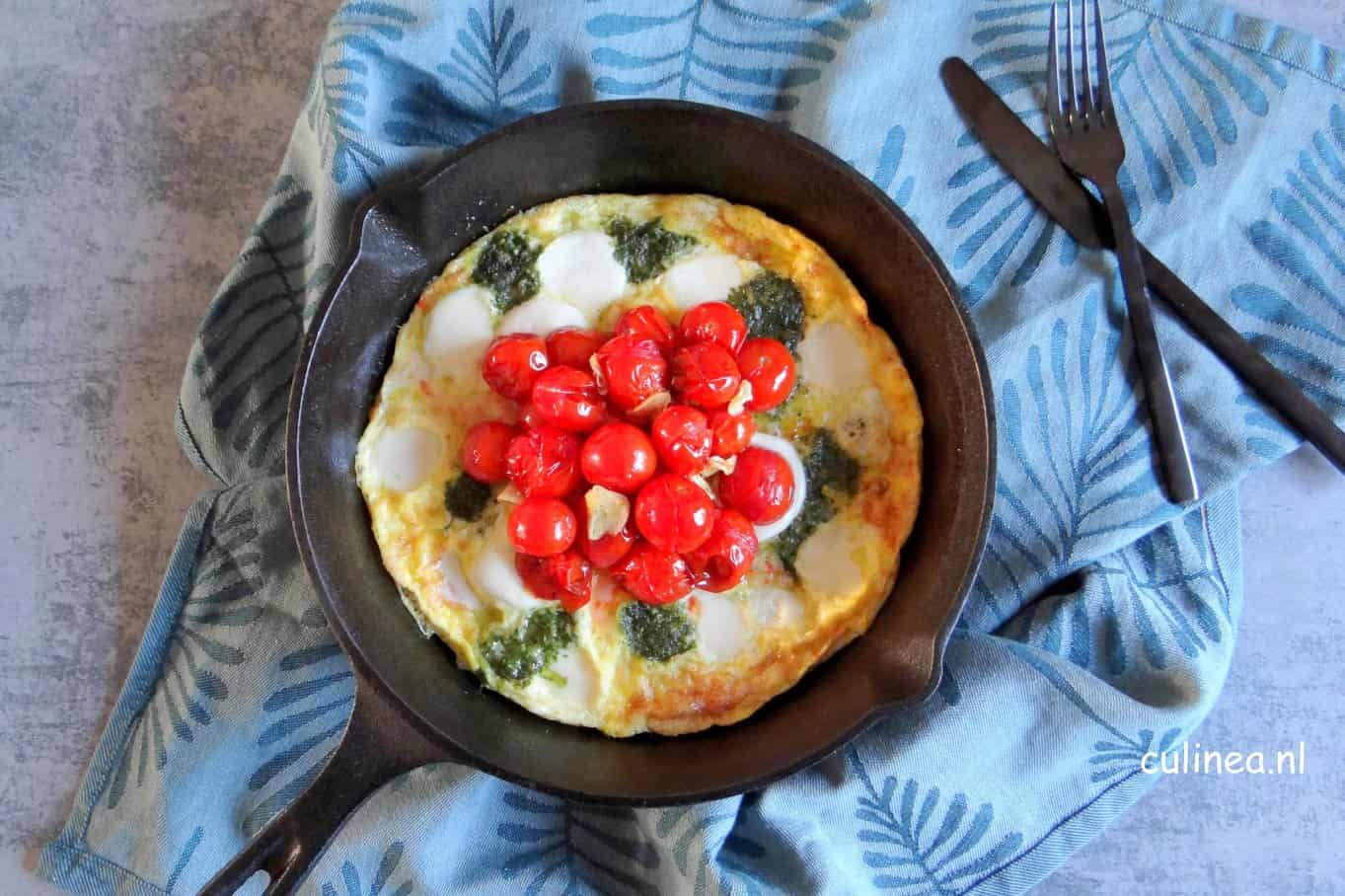 Caprese frittata