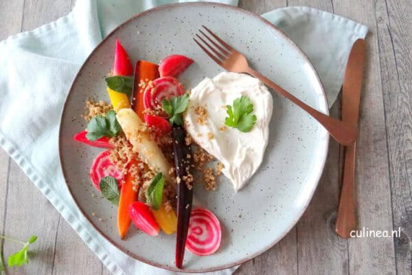quinoa met wortels en bietjes uit de polder