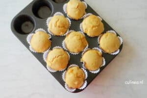 Fruitige muffins met abrikozen