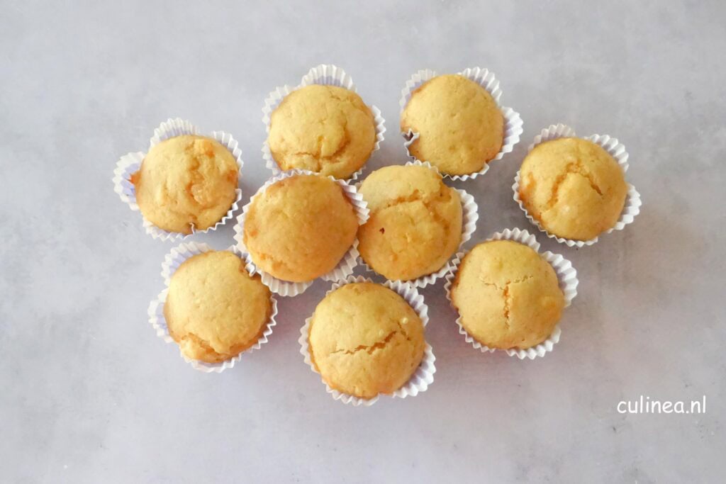 Fruitige muffins met abrikozen