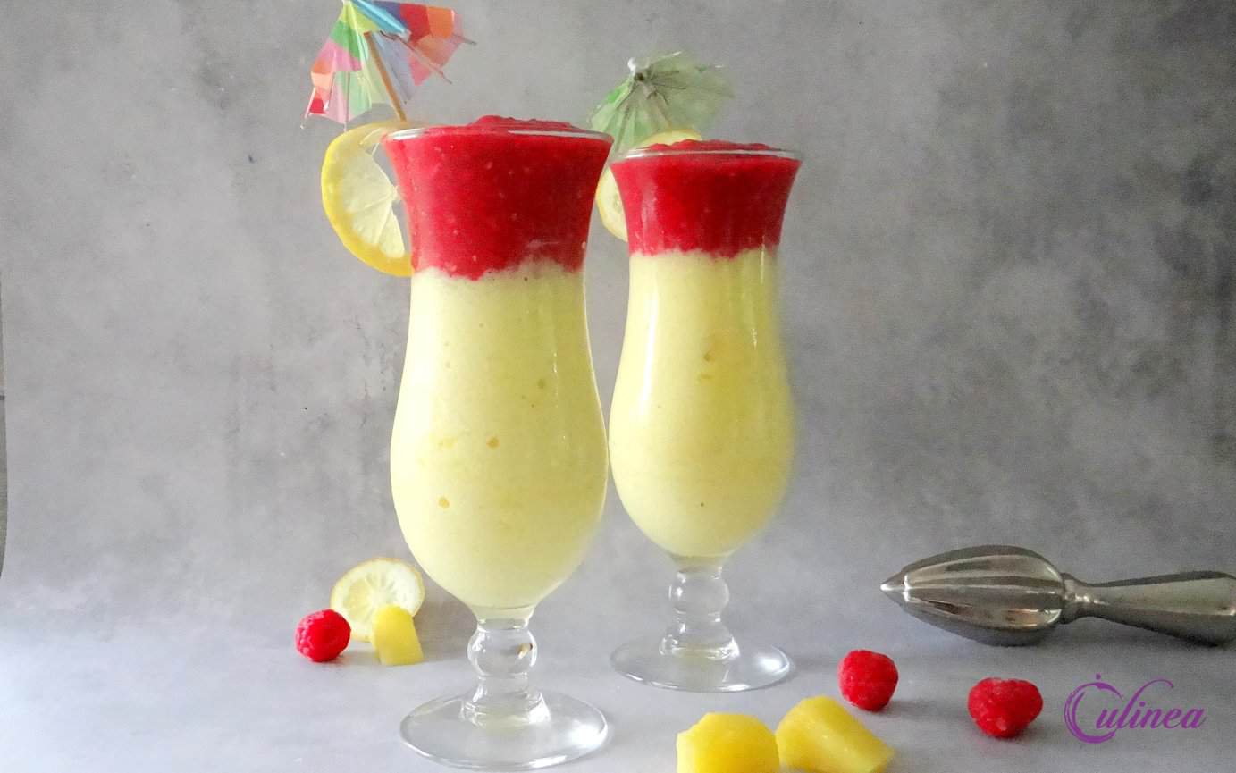 Frozen ananas en frambozen Daiquiri
