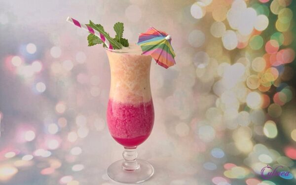 Frozen ananas en frambozen Daiquiri