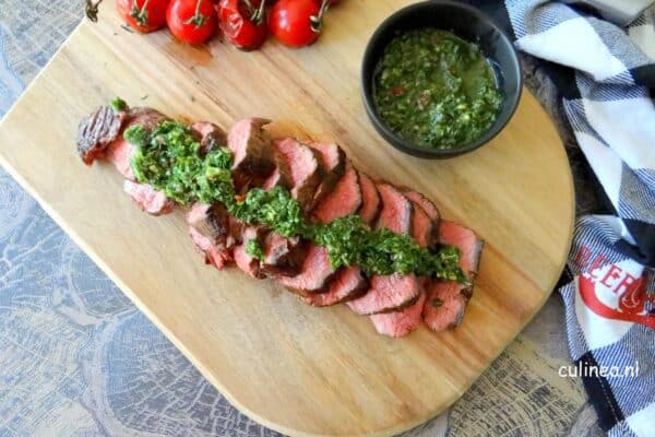 picanha met chimichurri saus