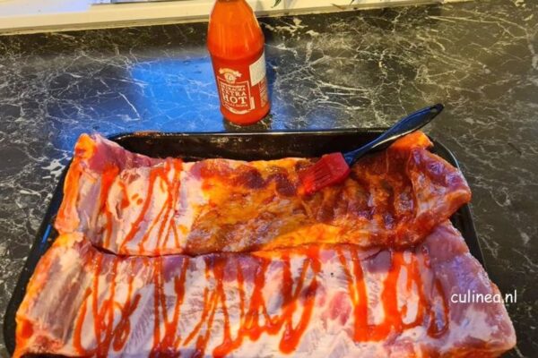 Spareribs van de Barbecue