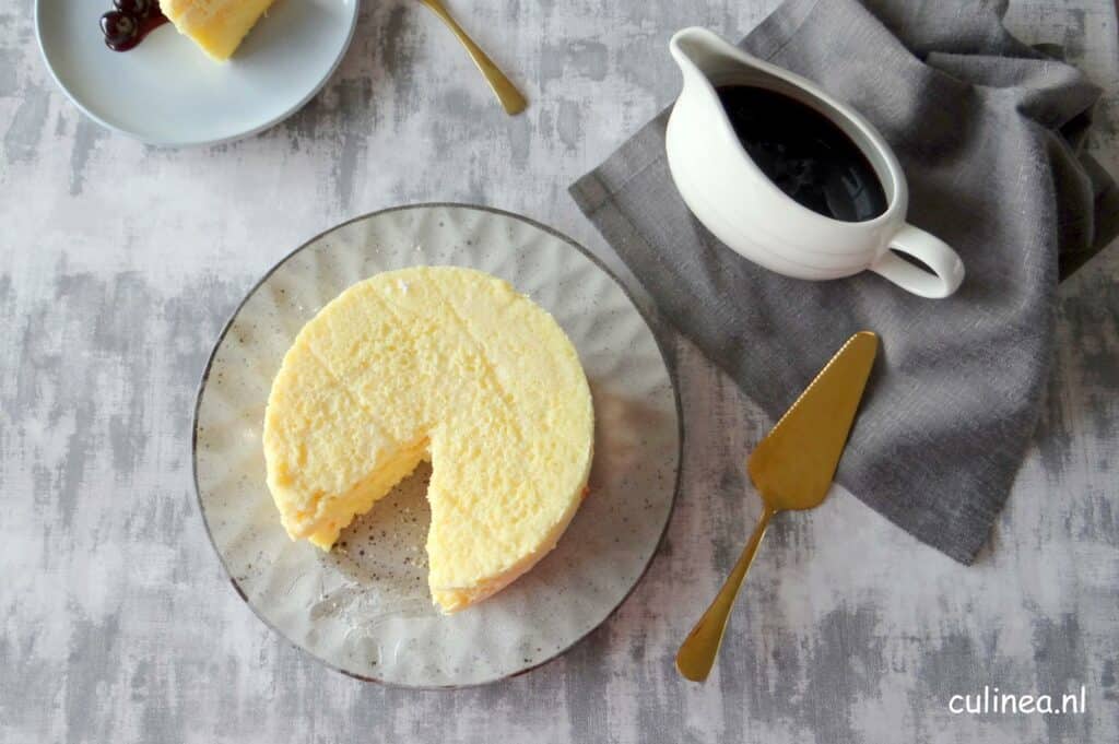 Luchtige Japanse cheesecake