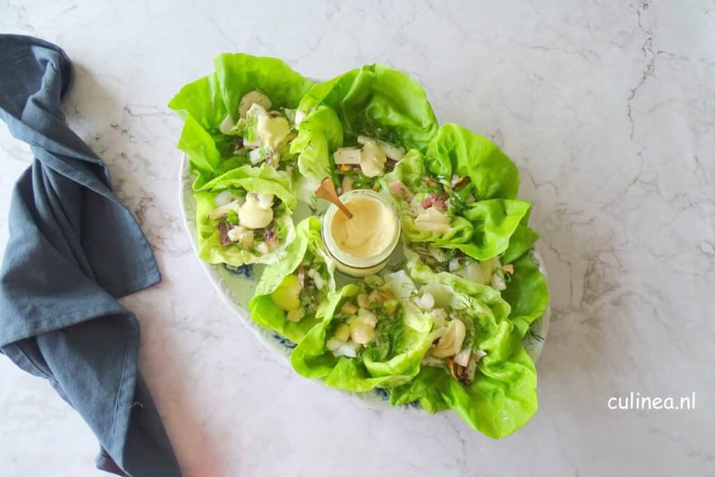 Slawraps met zeevruchten