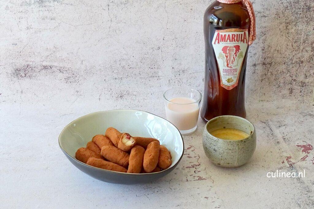 Witte chocolade Amarula truffels