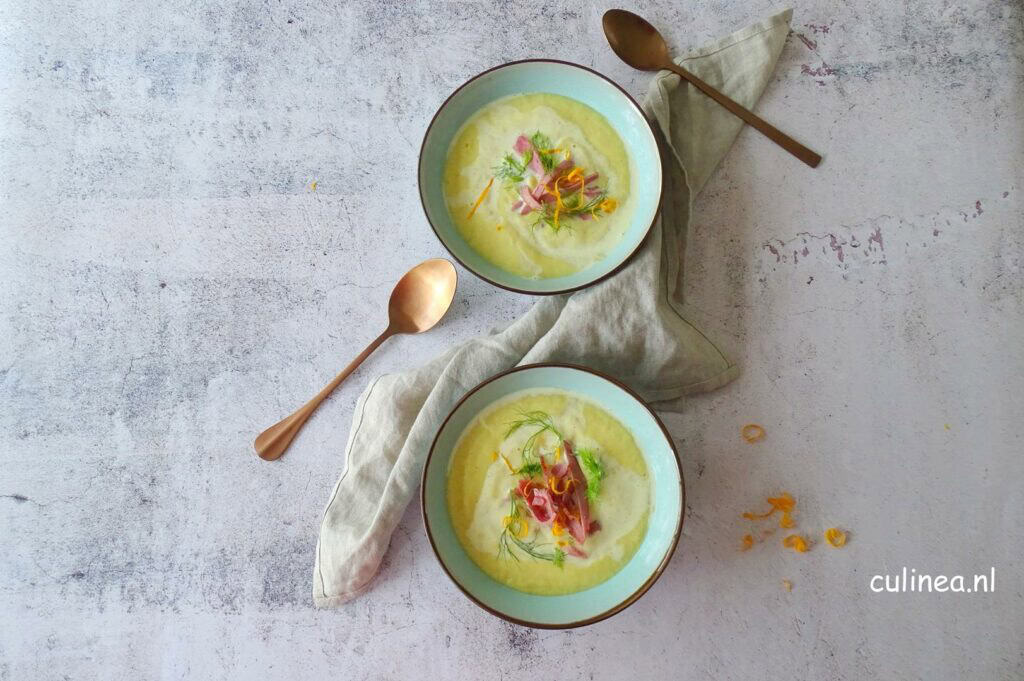 Venkel pastinaaksoep met sinaasappel