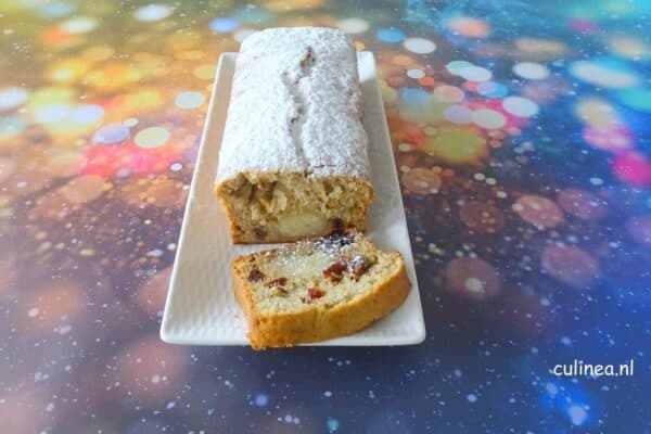 bananenbrood met cranberries en spijs