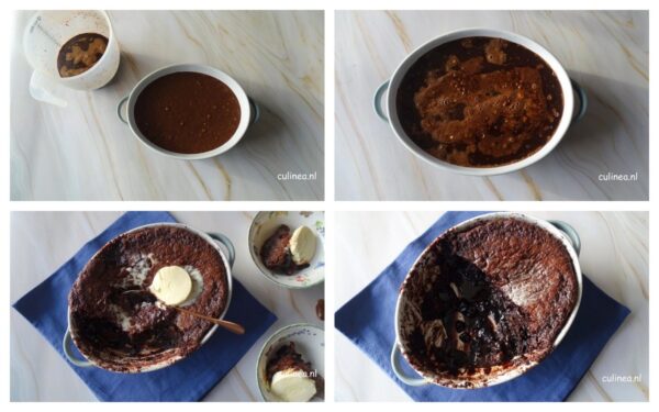 Chocolade Brownie Pudding