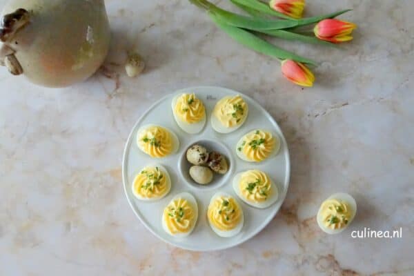 Basisrecept voor gevulde eieren
