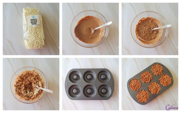 Chocolade vogelnestjes met dragee eitjes