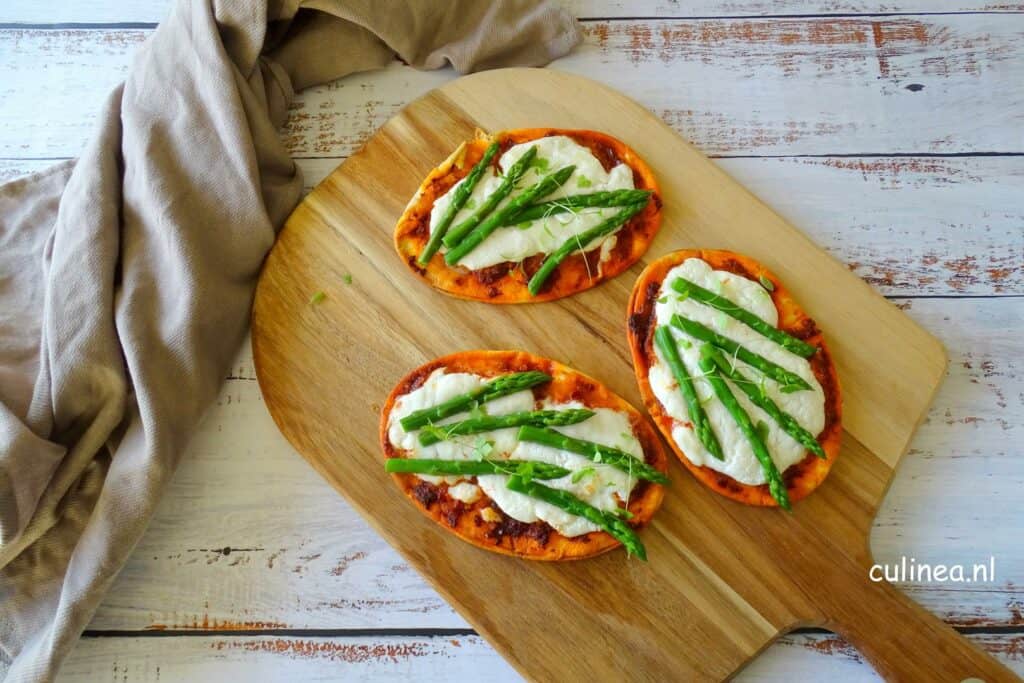 Flatbread met Nduja en burrata