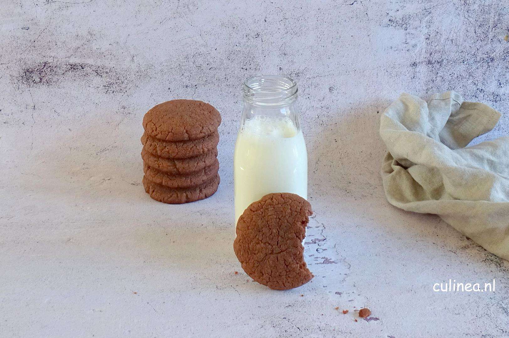 Hazelnootpasta koekjes met 3 ingrediënten