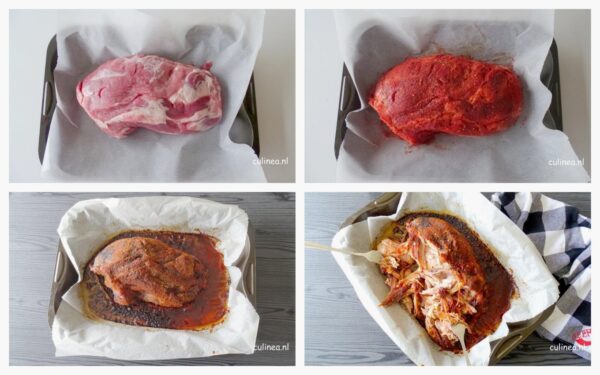 Pulled Pork in de Oven bereid
