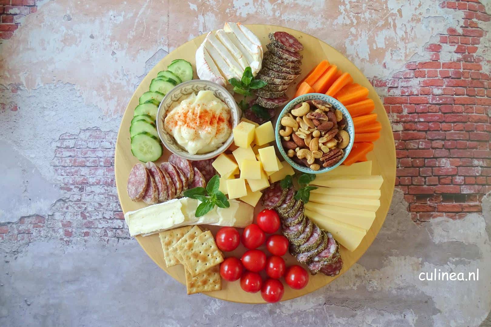 Borrelplank samenstellen