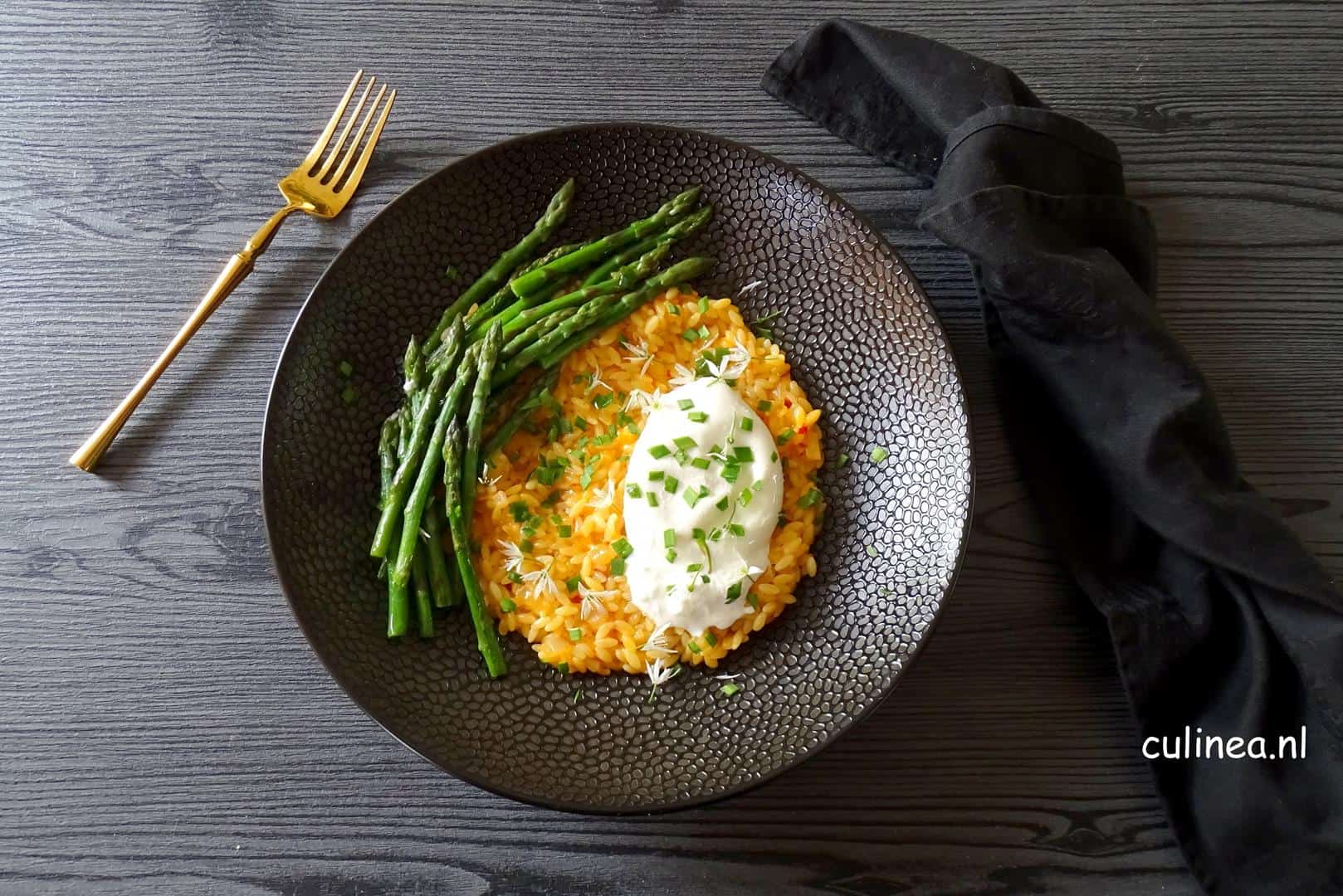 Orzotto met nduja en burrata