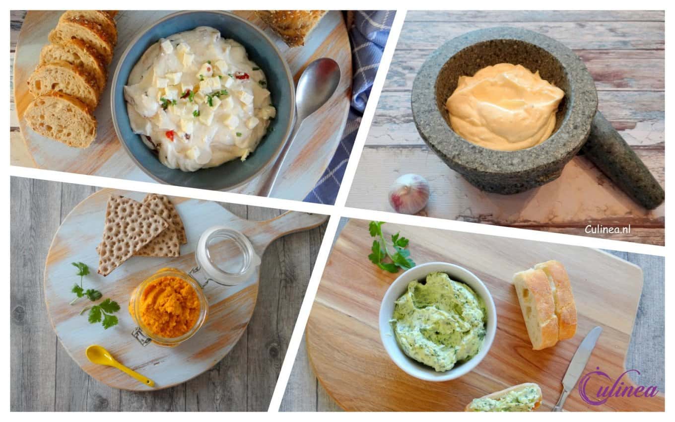 Dips en kruidenboters voor de barbecue