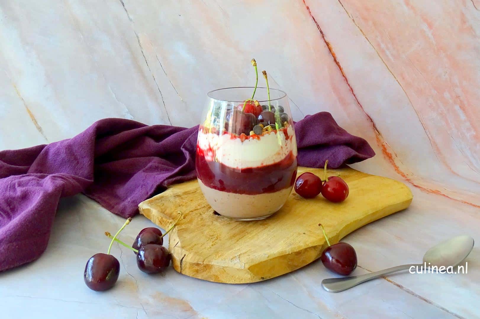 Schwarzwalder kirsch chiapudding