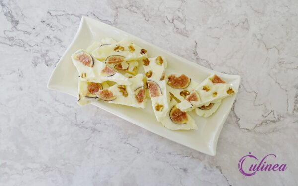 Yoghurt bark met fruit