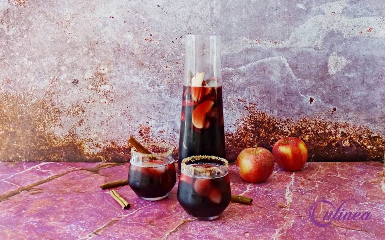 Appel cider sangria