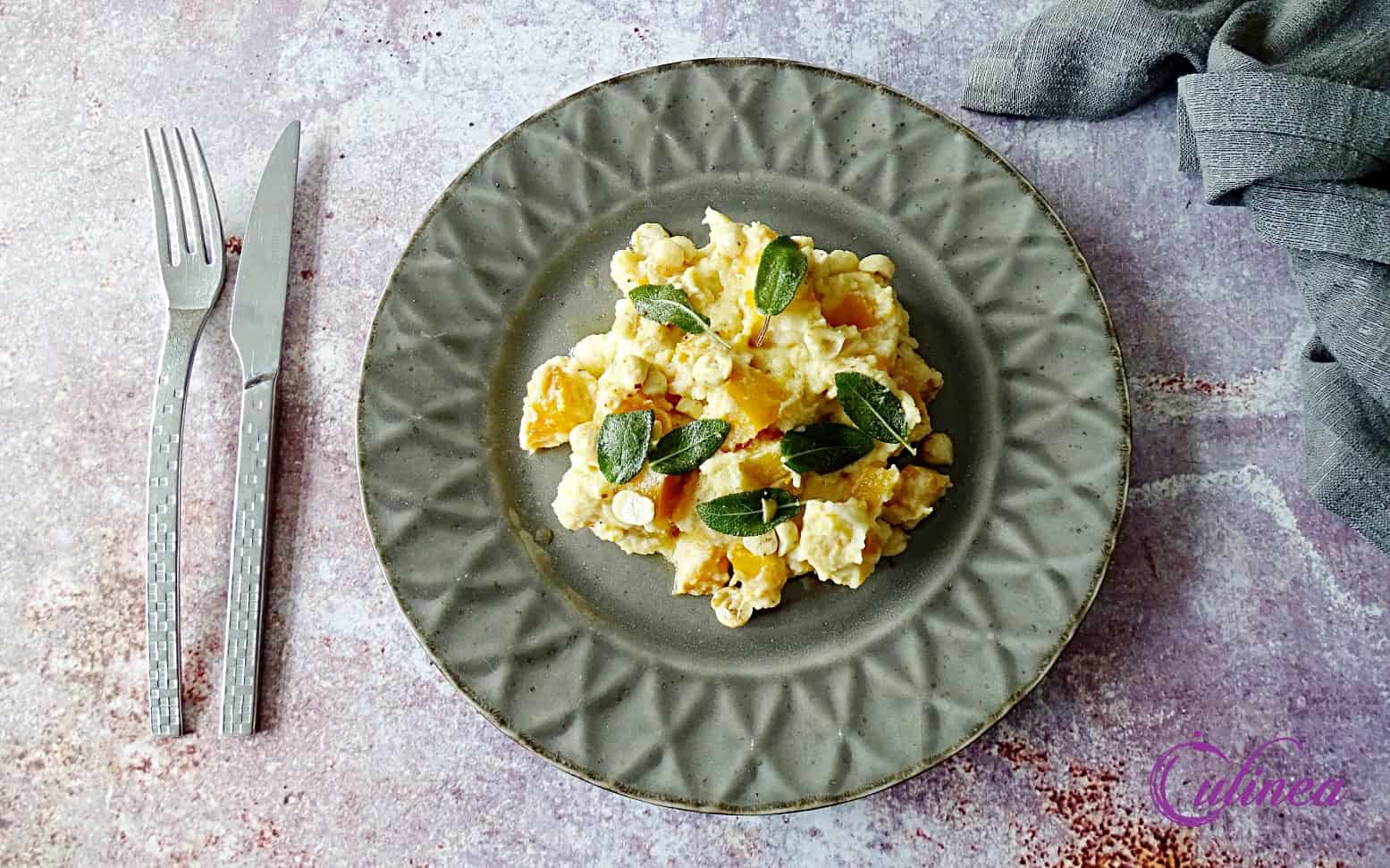 Pompoenstamppot met knolselderij