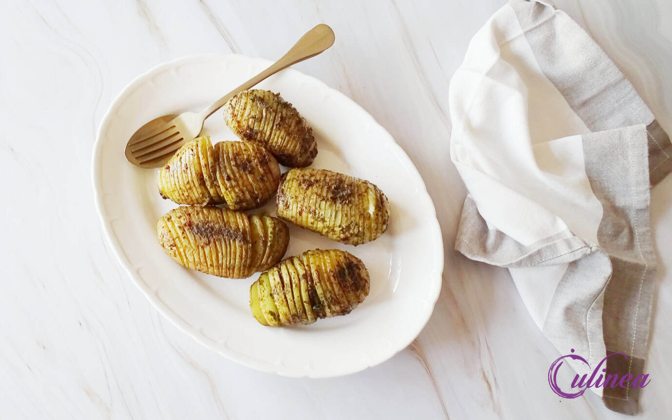 Hasselback aardappelen