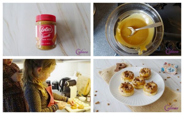 Donuts met Speculoospasta