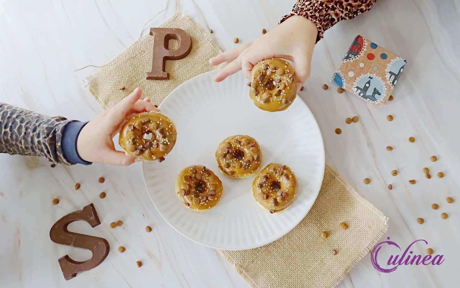 Donuts met speculoospasta