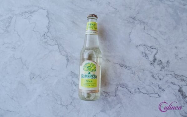 In cider gestoofde peren