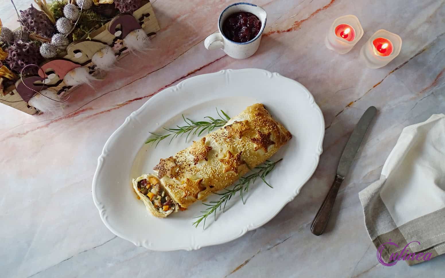 Vegetarische Wellington van wintergroenten