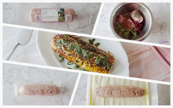 Gehaktstaaf van varkensgehakt