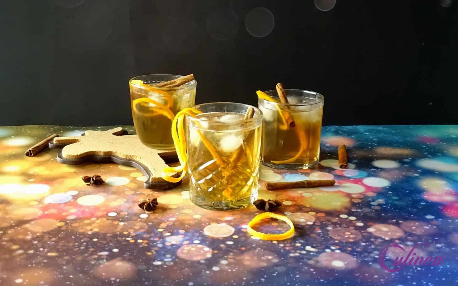 Rum cocktail met chai thee