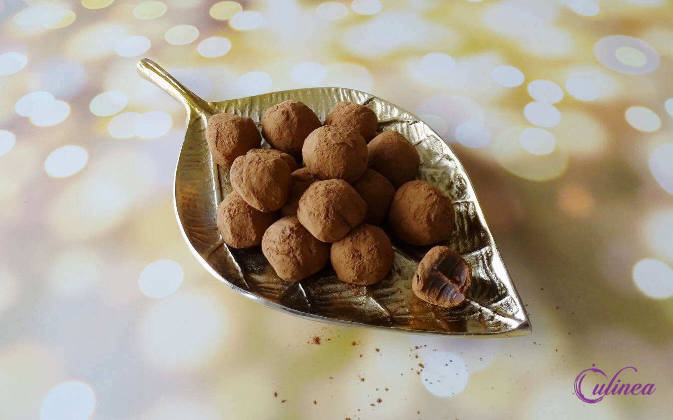 Rode wijn chocolade truffels