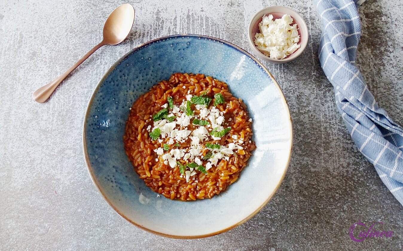 Griekse orzo maneštra