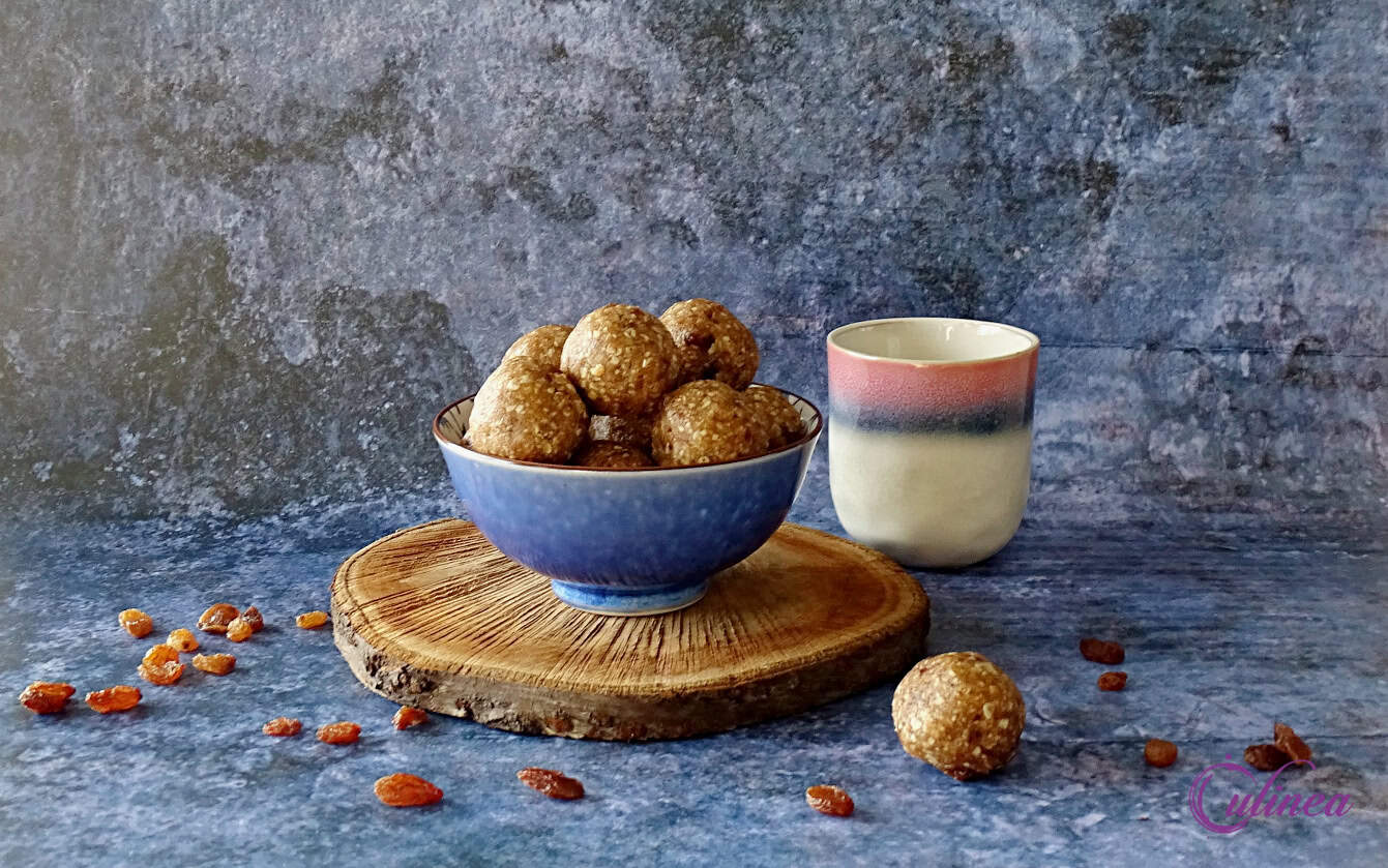 Rum raisin bliss balls