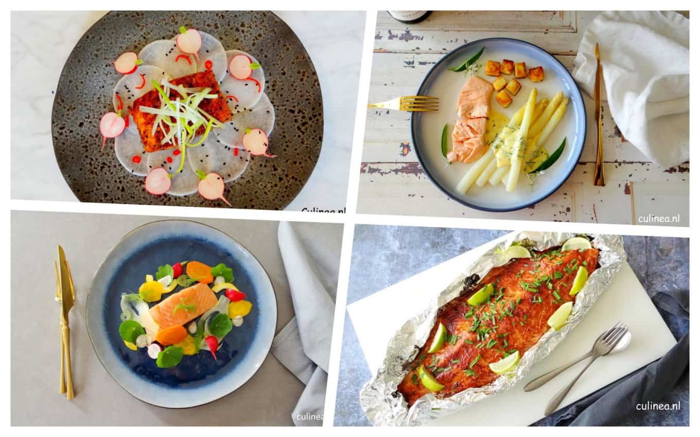 Heel veel heerlijke zalmgerechten