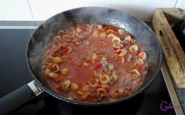Sloppy Joe pasta uit de oven
