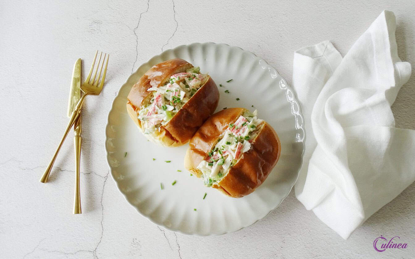 Frisse surimi salade met aioli
