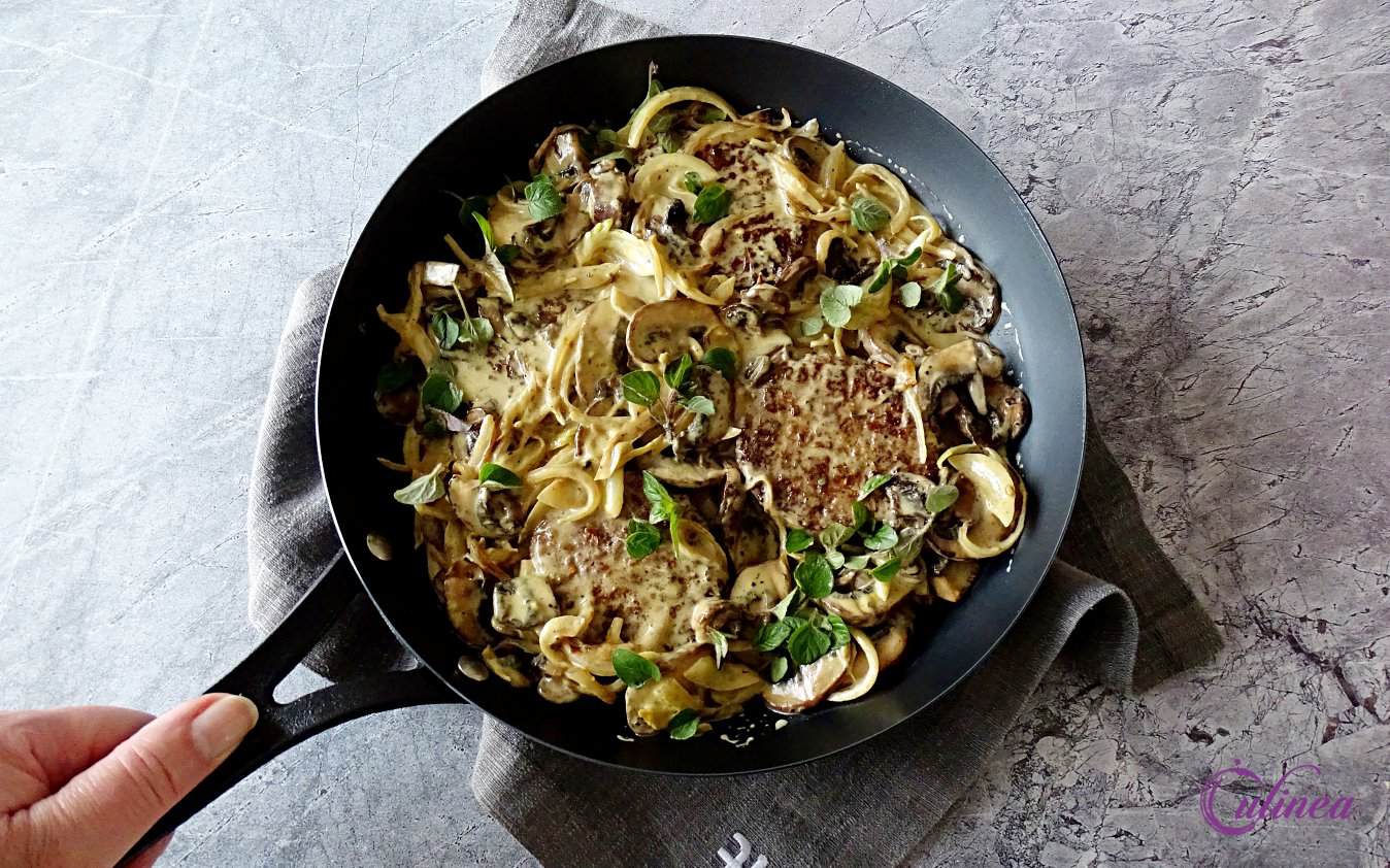 Tartaartjes met champignon mosterdsaus