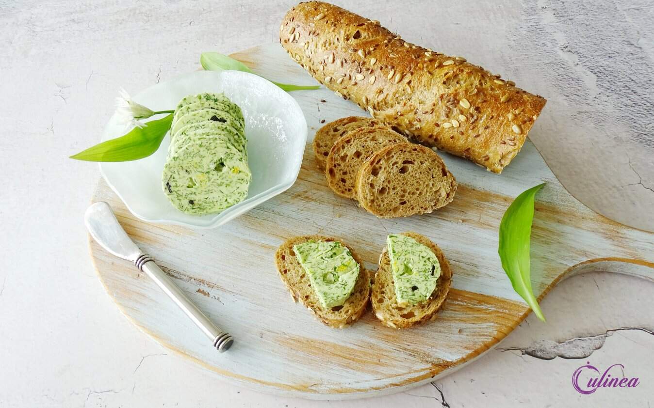 Daslookboter met zwarte knoflook