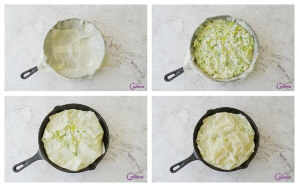 Hartige Griekse preitaart Prasopita