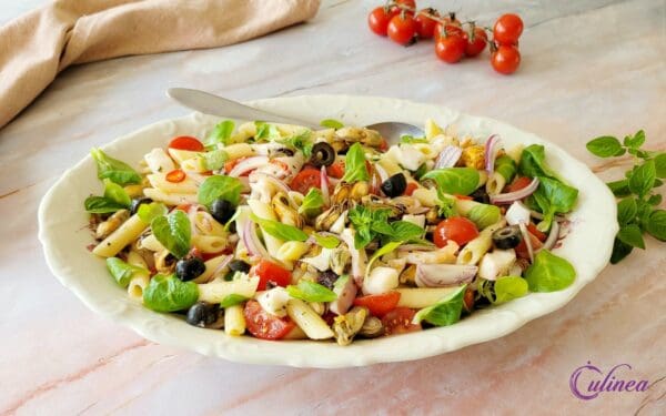 Pastasalade met zeevruchten